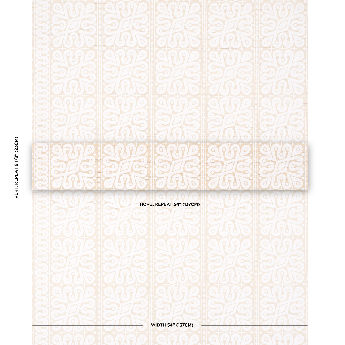 BORNEO-SILK-WHITE-SCHUMACHER-181471 - Schumacher Fabric