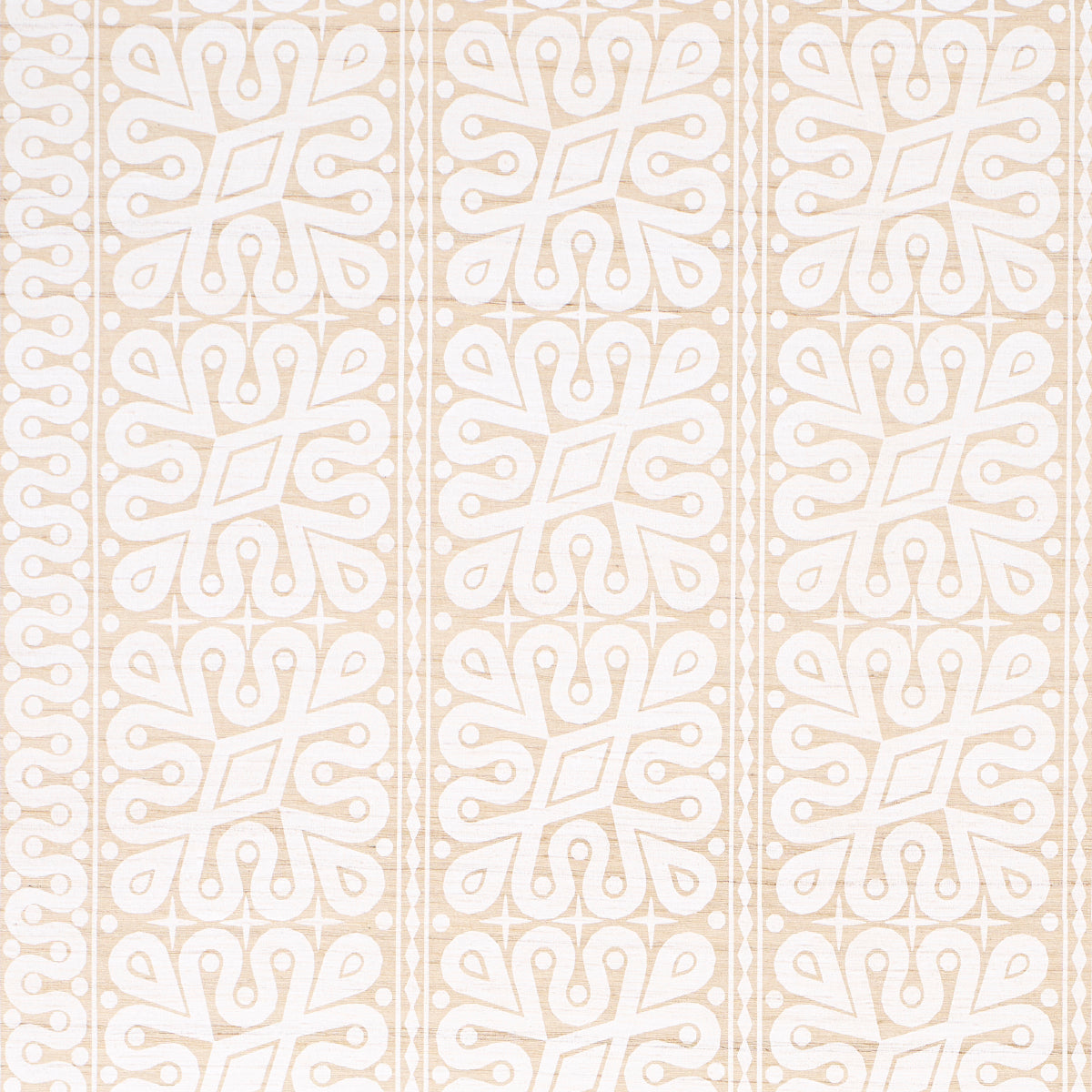 BORNEO-SILK-WHITE-SCHUMACHER-181471 - Schumacher Fabric