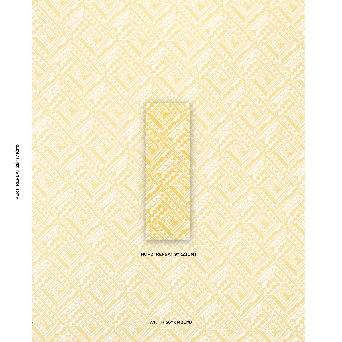 Topsy Turvy - Citron - Schumacher 181490 Fabric - Schumacher Fabric