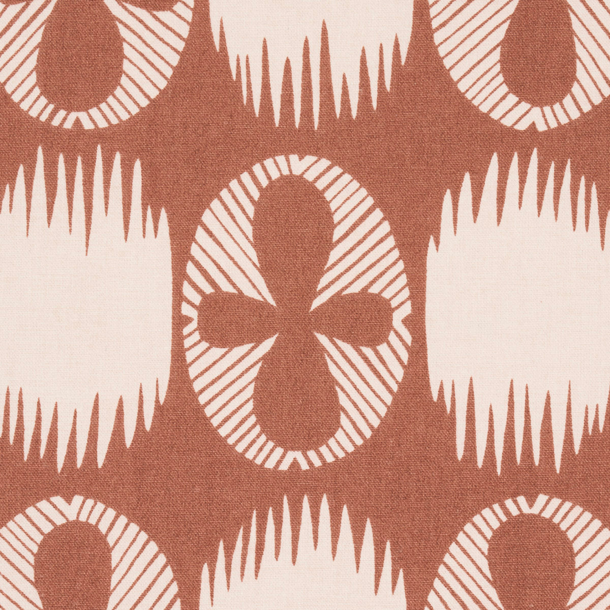 LUNARIA-BLUSH-ON-TERRACOTTA-SCHUMACHER-181511 - Schumacher Fabric