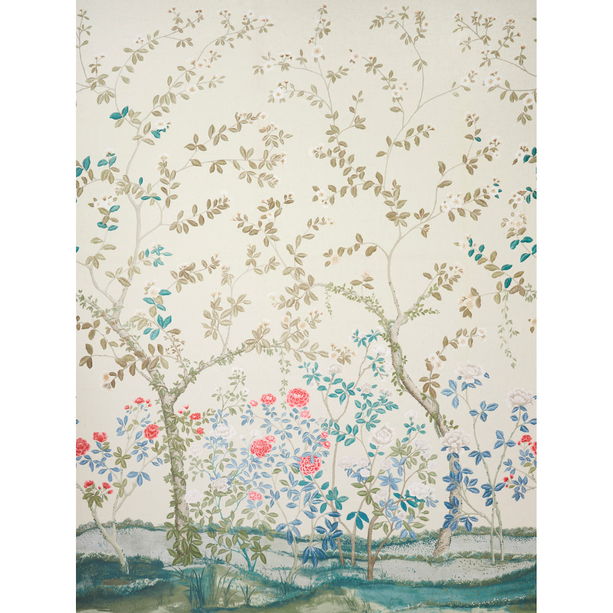 MADAME-DE-POMPADOUR-PANEL-ALABASTER-SCHUMACHER-181570 - Schumacher Fabric