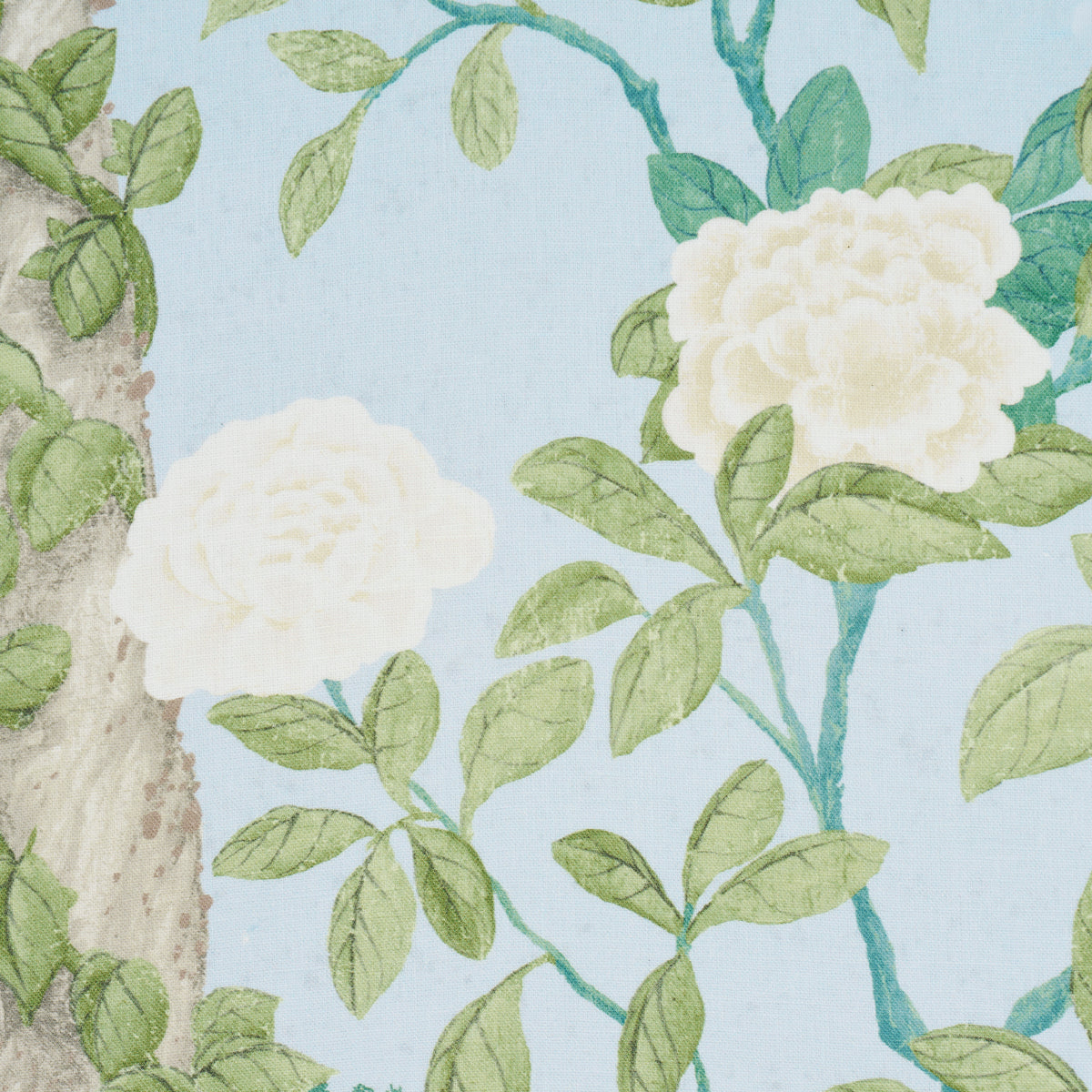 MADAME-DE-POMPADOUR-PANEL-BLUE-SCHUMACHER-181572 - Schumacher Fabric
