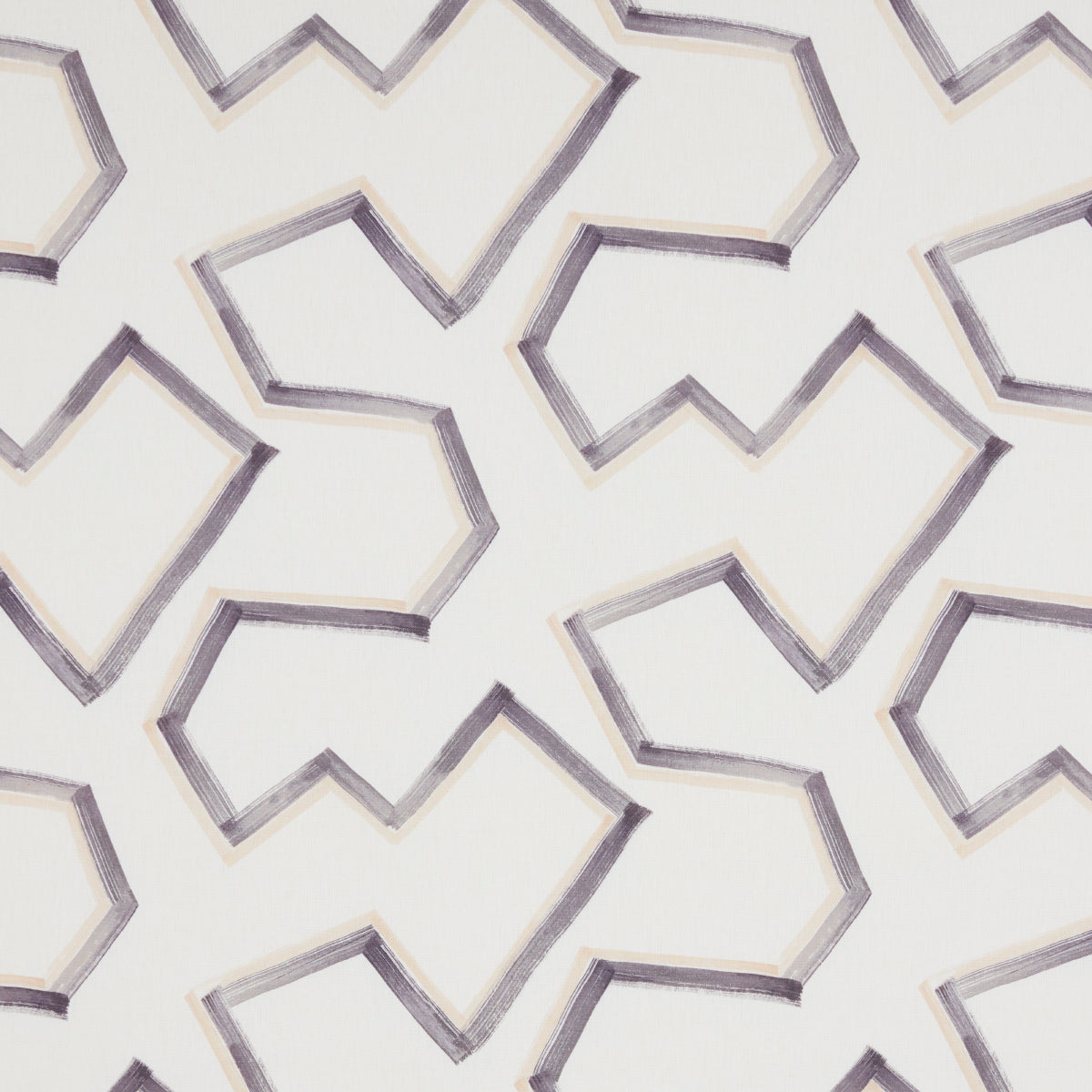 Enzo Print - Graphite - Schumacher 181632 Fabric - Schumacher Fabric