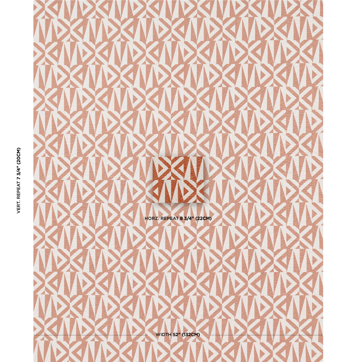 Amero - Brick - Schumacher 181642 Fabric - Schumacher Fabric