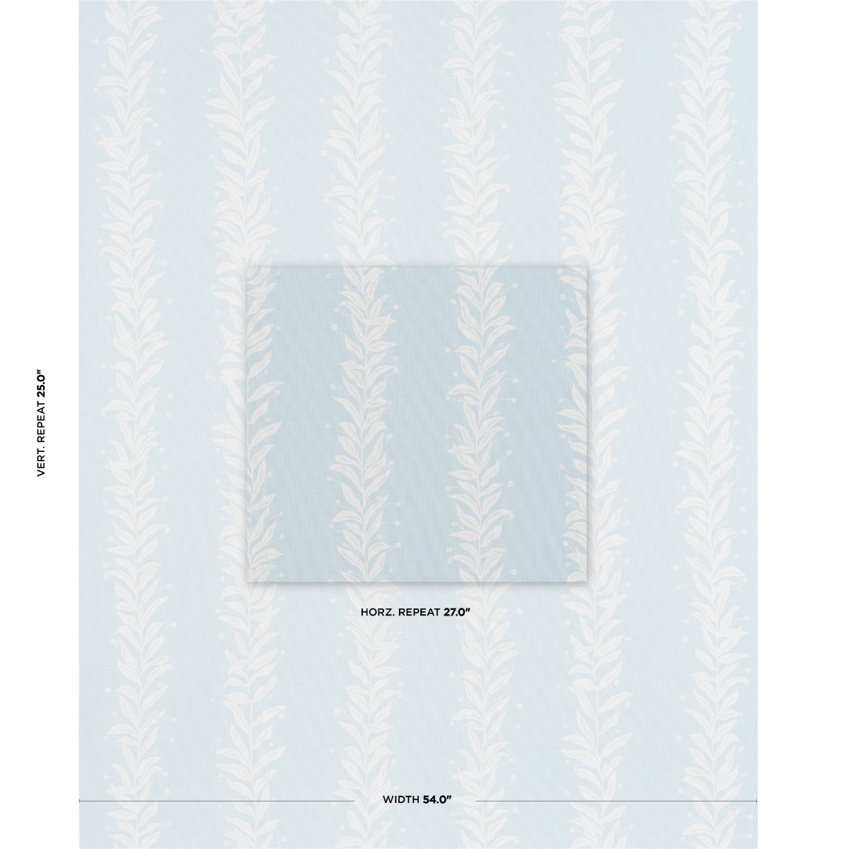 TENDRIL-STRIPE-INDOOR-OUTDOOR-SKY-SCHUMACHER-181670 - Schumacher Tela