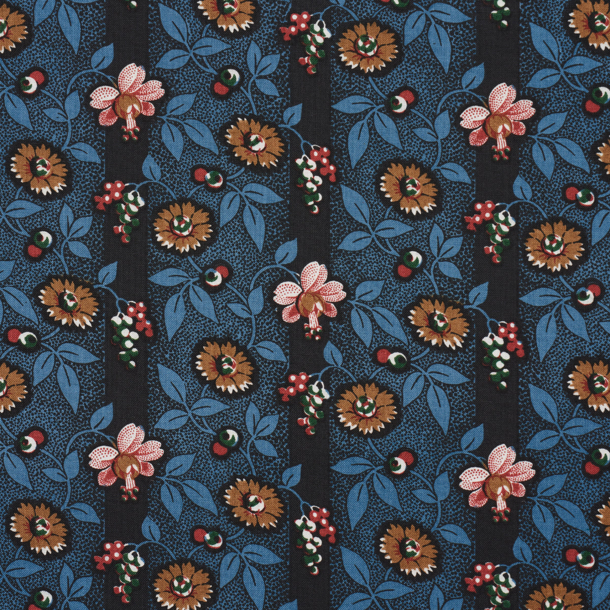 LA-RUE-STRIPE-MIDNIGHT-SCHUMACHER-181700 - Schumacher Fabric