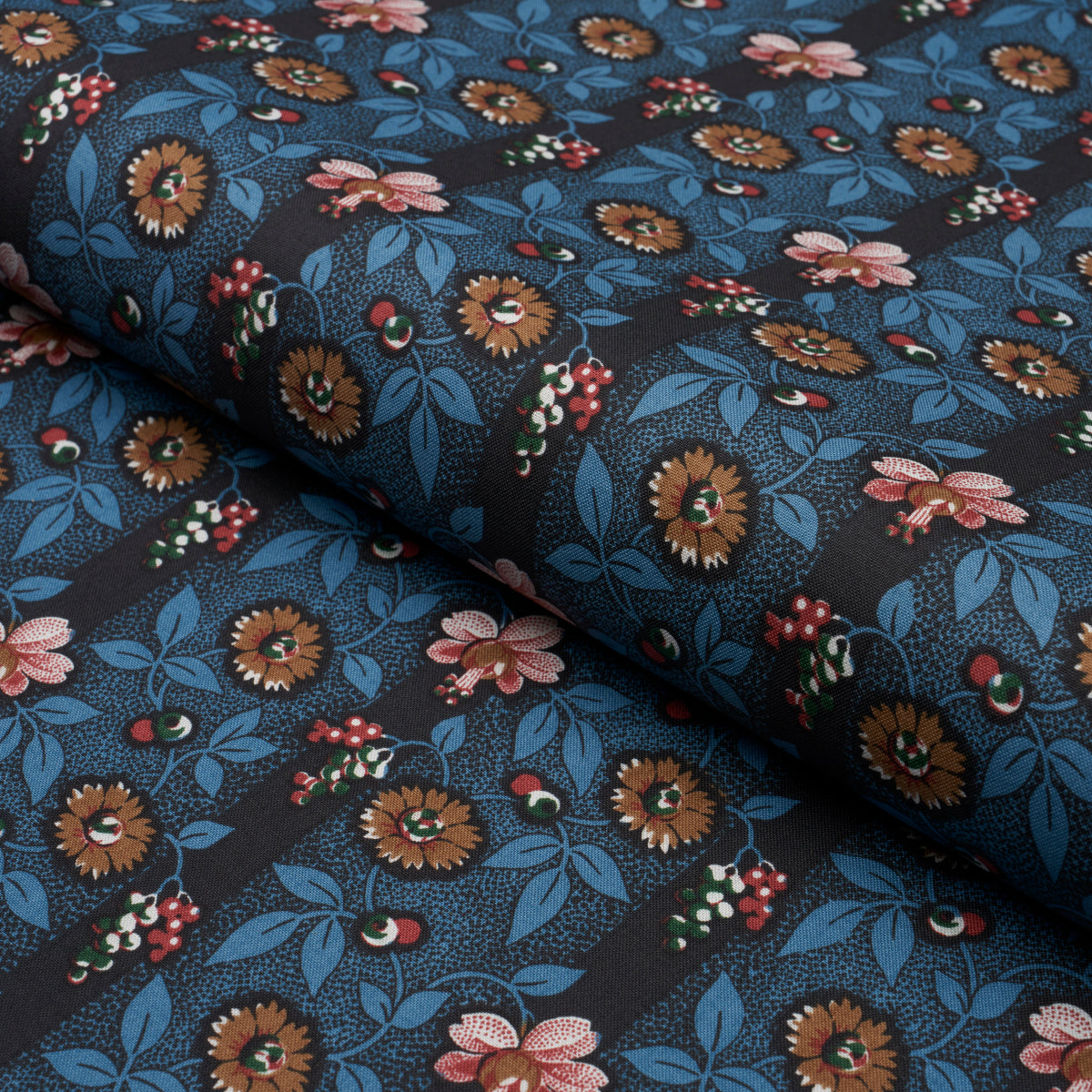 LA-RUE-STRIPE-MIDNIGHT-SCHUMACHER-181700 - Schumacher Fabric