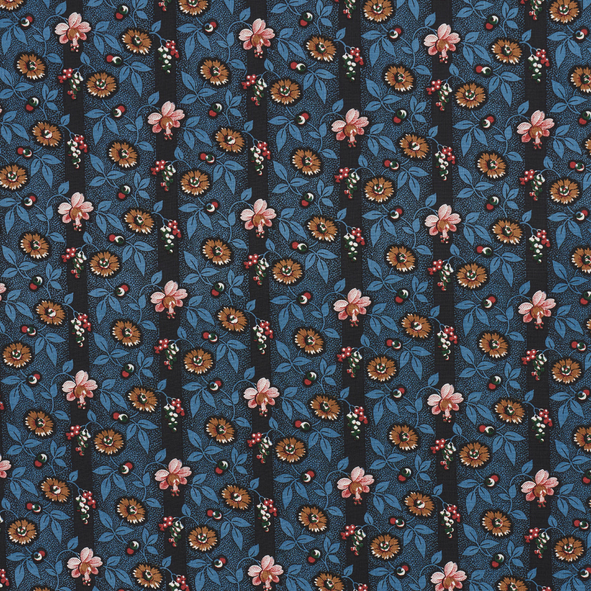 LA-RUE-STRIPE-MIDNIGHT-SCHUMACHER-181700 - Schumacher Fabric