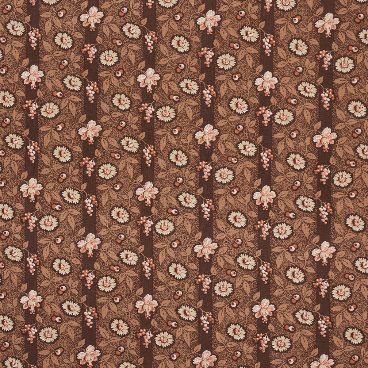LA-RUE-STRIPE-COGNAC-SCHUMACHER-181701 - Schumacher Fabric