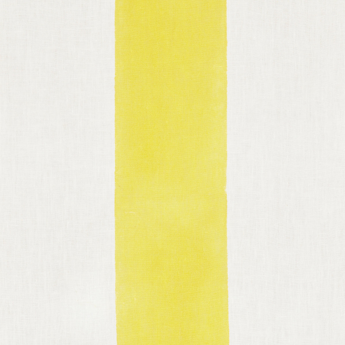 WIDE-HAND-BLOCK-STRIPE-YELLOW-SCHUMACHER-181812 - Schumacher Fabric