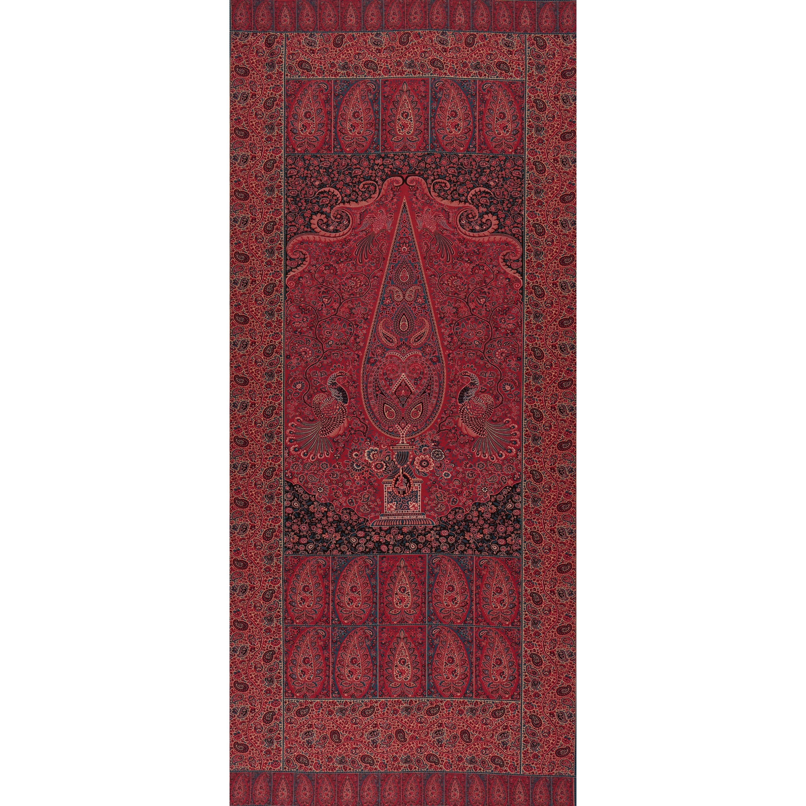COLMERY-PAISLEY-PANEL-ROUGE-SCHUMACHER-181822 - Schumacher Tela