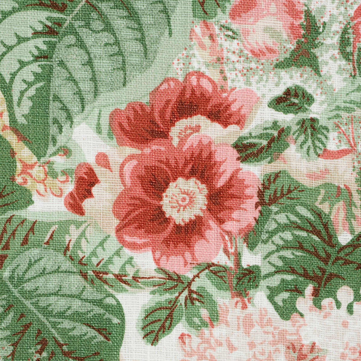 FLORAS-FLEURS-APRICOT-SCHUMACHER-181871 - Schumacher Tela