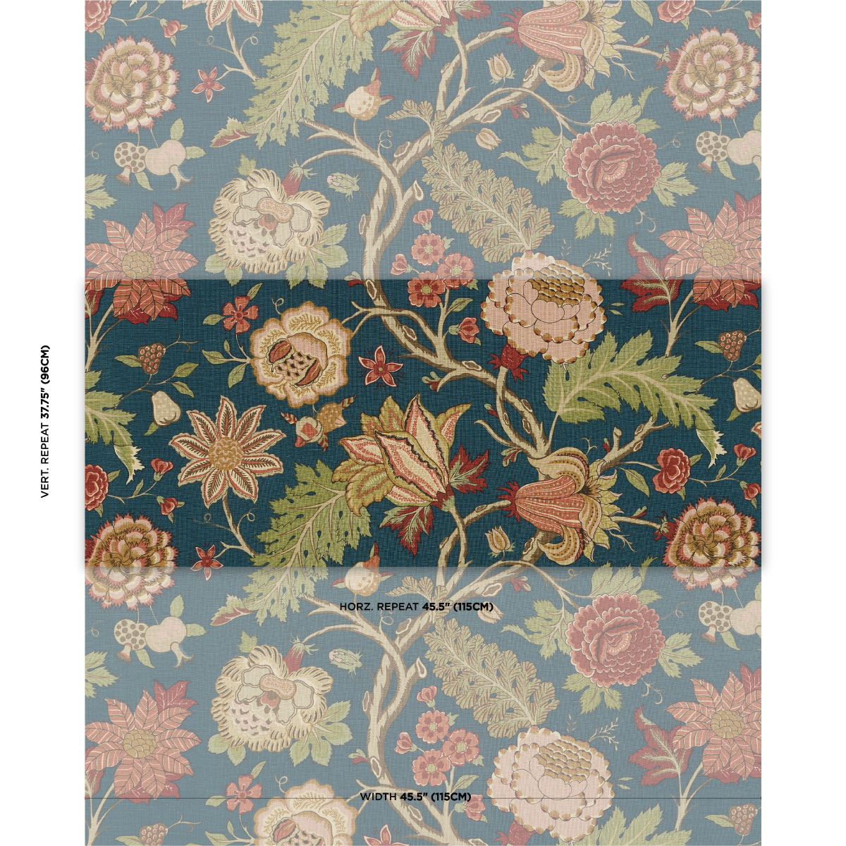 DARSY-TREE-OF-LIFE-PEACOCK-SCHUMACHER-181881 - Schumacher Tela