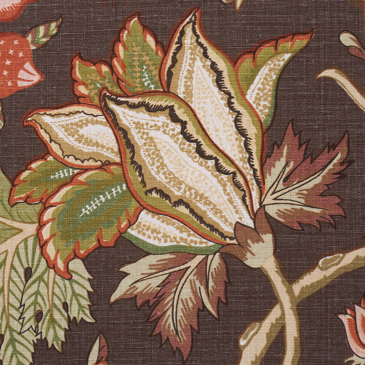 Darsy Tree Of Life - Sepia - Schumacher 181882 Fabric - Schumacher Fabric