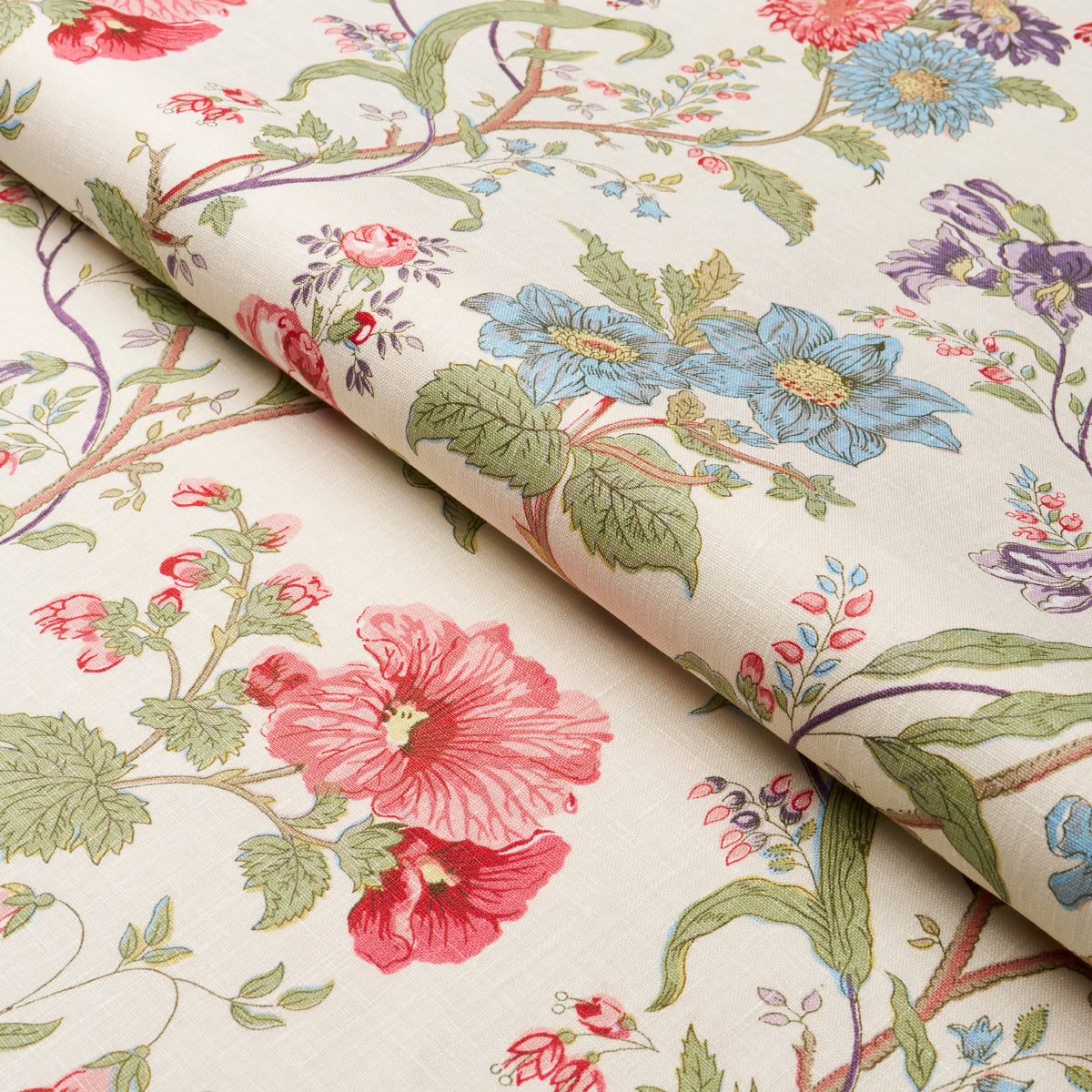 GISELLE-FLORAL-IVORY-SCHUMACHER-181900 - Schumacher Tela