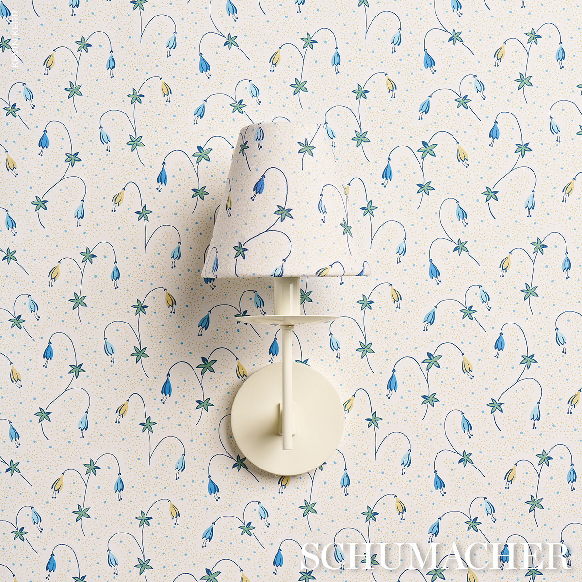 LOLLY-FLORAL-BLUES-SCHUMACHER-181931 - Schumacher Tela