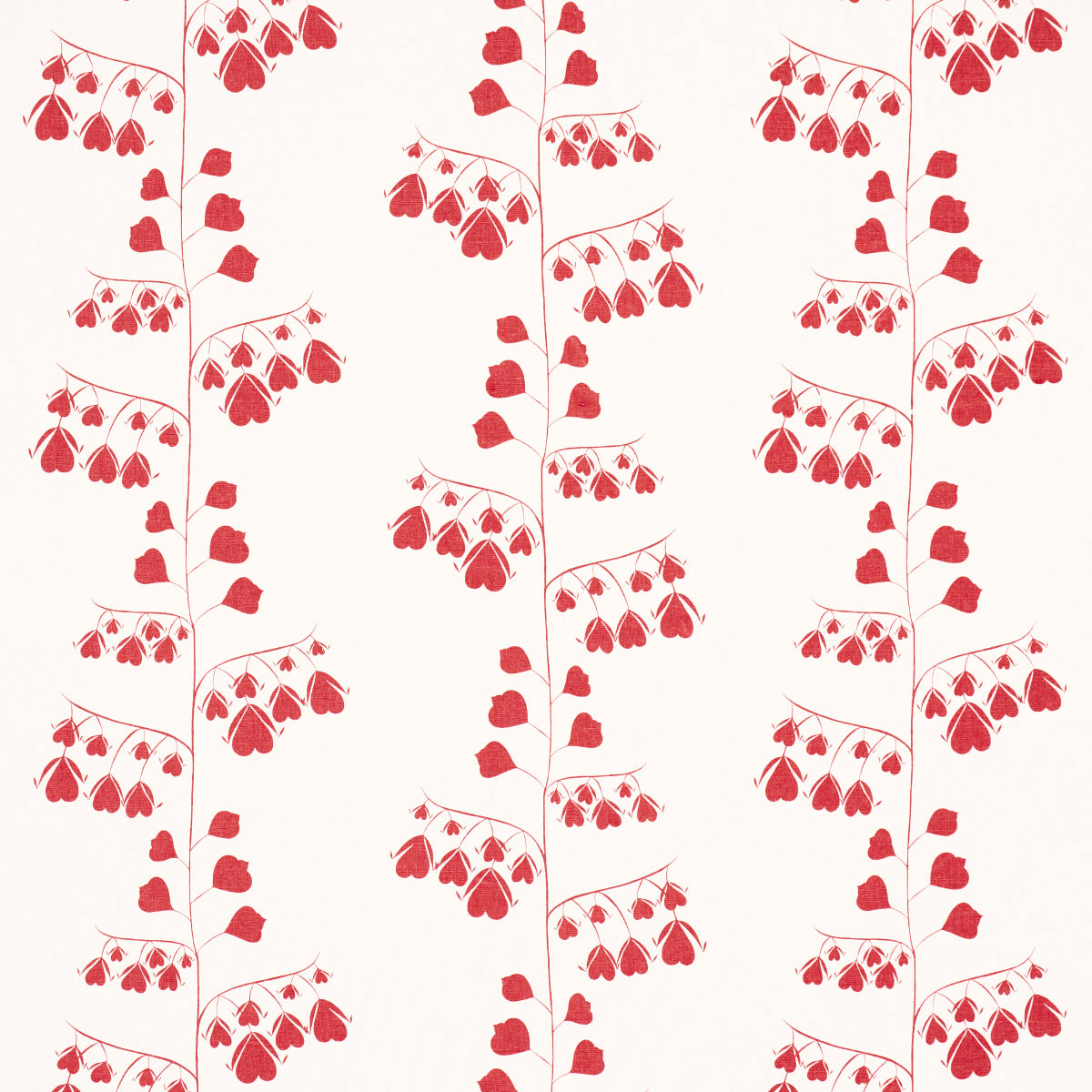 BLEEDING-HEARTS-RED-SCHUMACHER-181960 - Schumacher Fabric