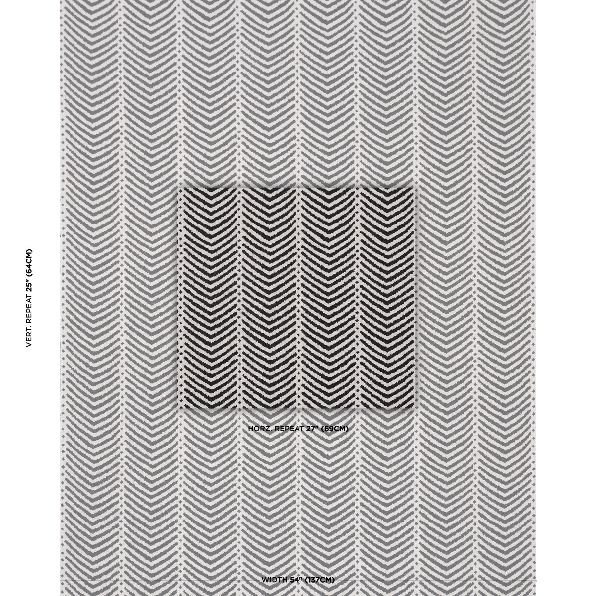 La Jolla Indoor/Outdoor - Black - Schumacher 182005 Fabric - Schumacher Fabric