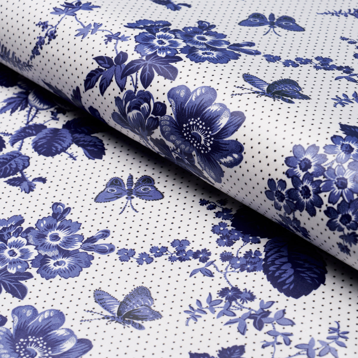 SIBYL-CHINTZ-BLUE-SCHUMACHER-182082 - Schumacher Fabric