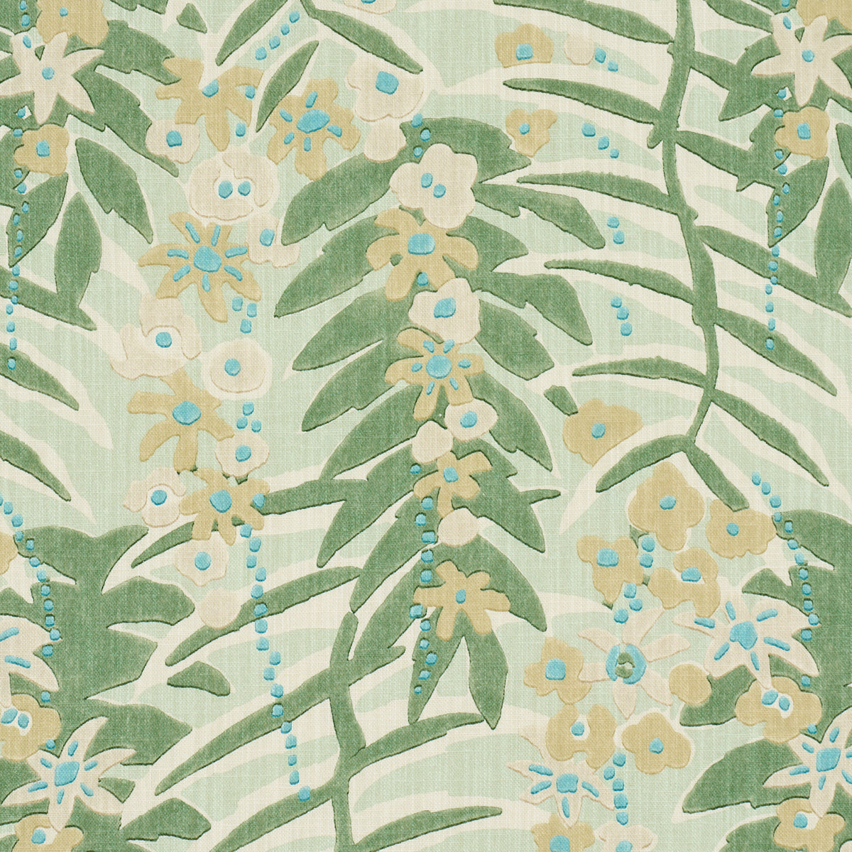 ASHBEE-BOTANICAL-AQUA-SCHUMACHER-182152 - Schumacher Tela