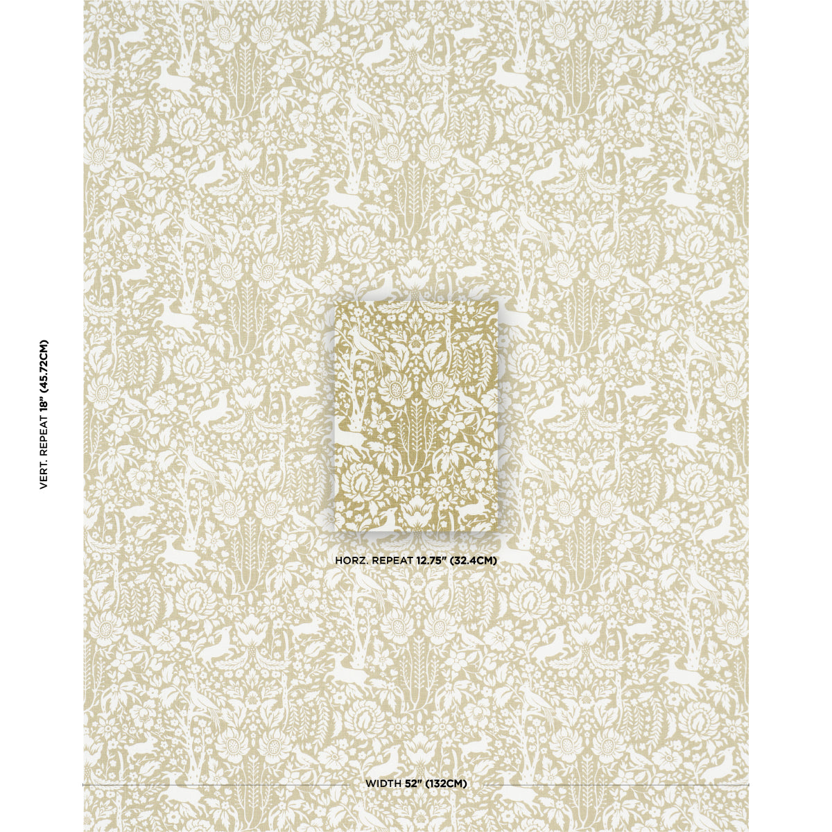 Deerfield - Moss - Schumacher 182170 Fabric - Schumacher Fabric