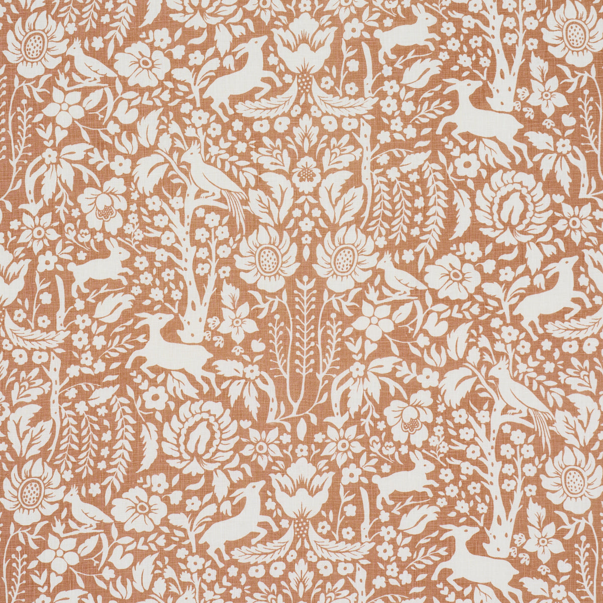 Deerfield - Spice - Schumacher 182171 Fabric - Schumacher Fabric