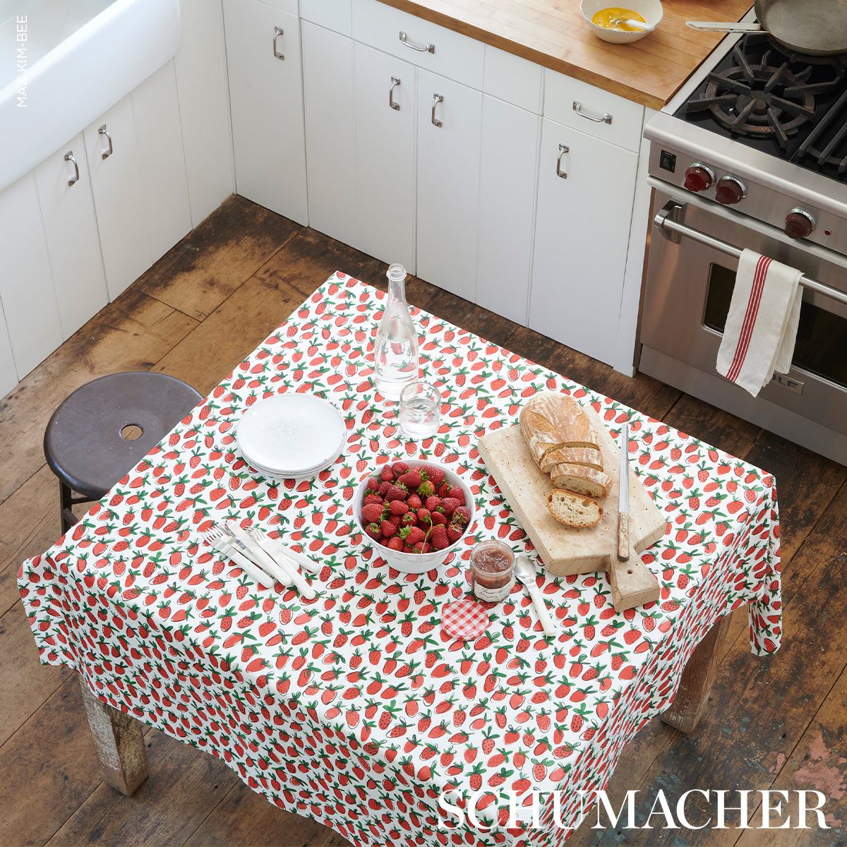 SHORTCAKE-INDOOR-OUTDOOR-RED-SCHUMACHER-182190 - Schumacher Tela