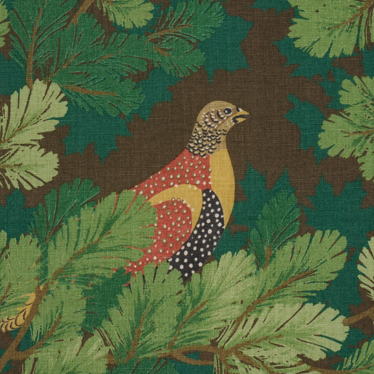 Covey Hedge - Chestnut - Schumacher 182251 Fabric - Schumacher Fabric