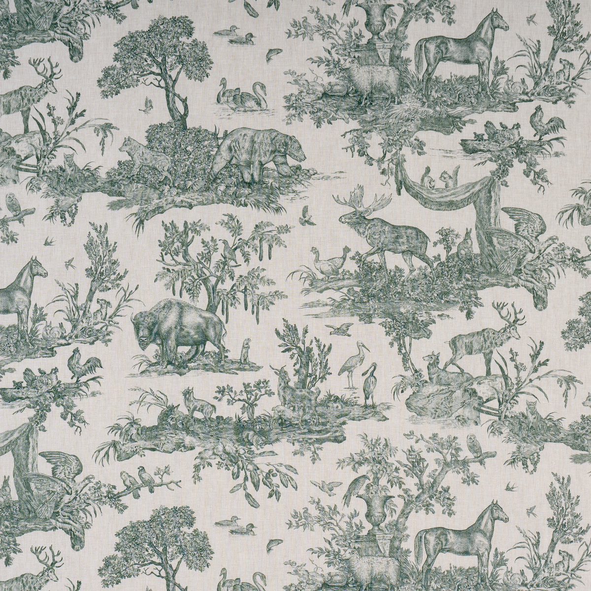 WESTERN-TOILE-FOREST-SCHUMACHER-182272 - Schumacher Tela