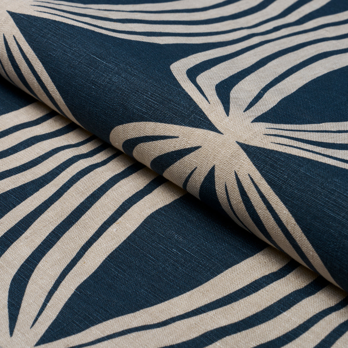FONTANA-HAND-PRINT-INDIGO-SCHUMACHER-182322 - Schumacher Tela