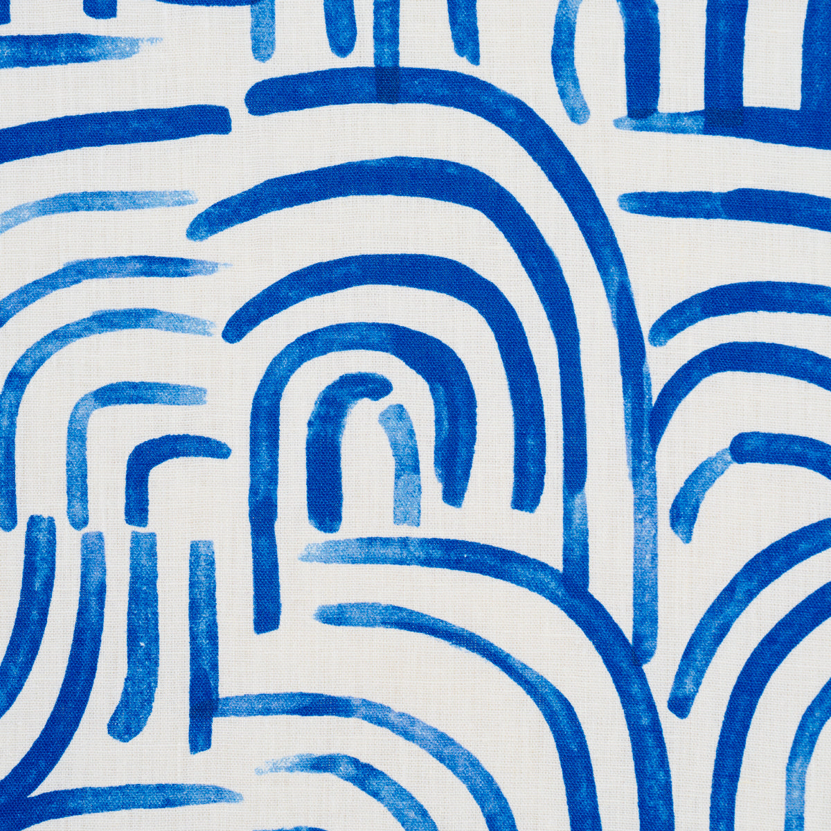 New Beat - Bright Blue - Schumacher 182360 Fabric - Schumacher Fabric