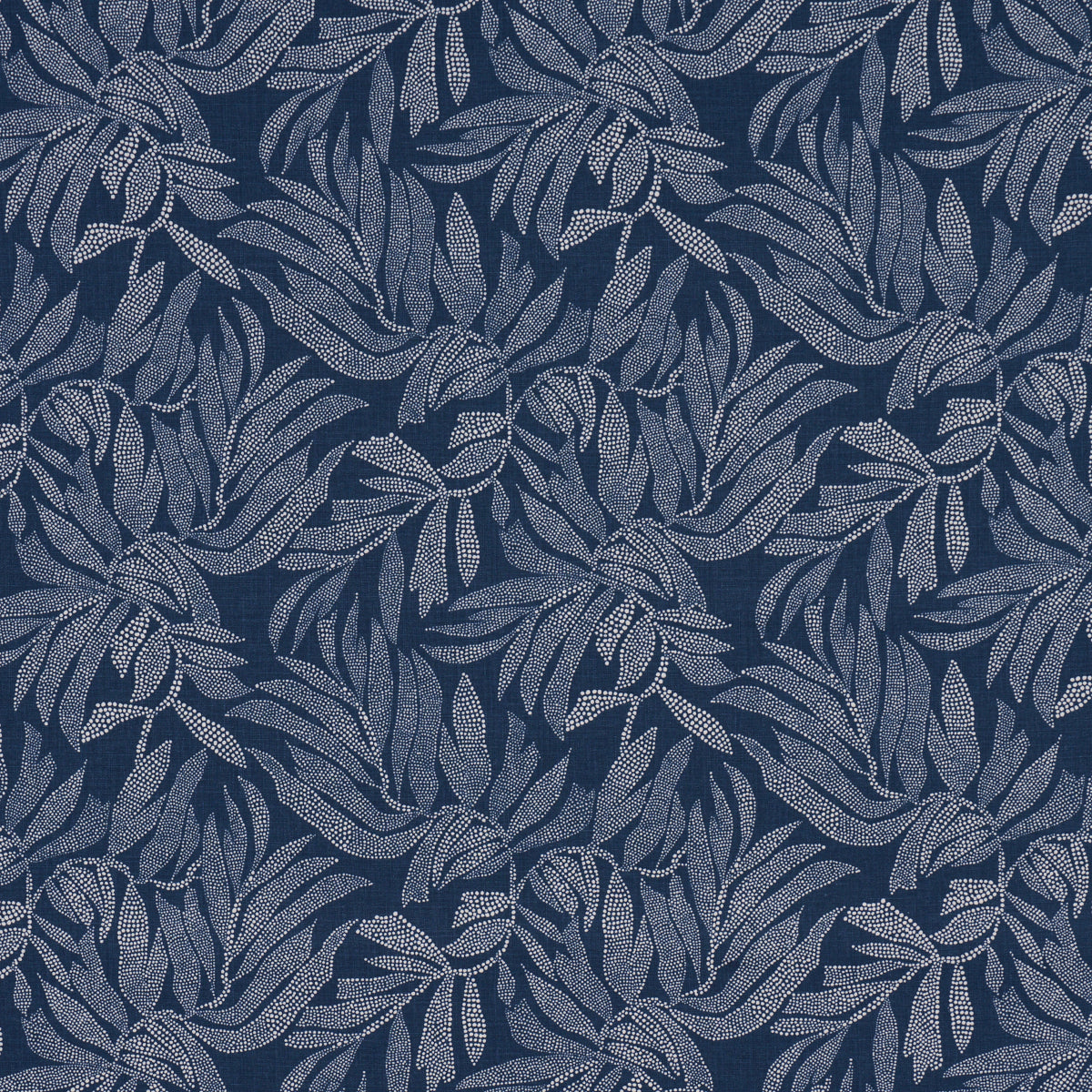 TAYRONA-PALM-MOSAIC-PACIFIC-OCEAN-HUES-SCHUMACHER-182592 - Schumacher Tela