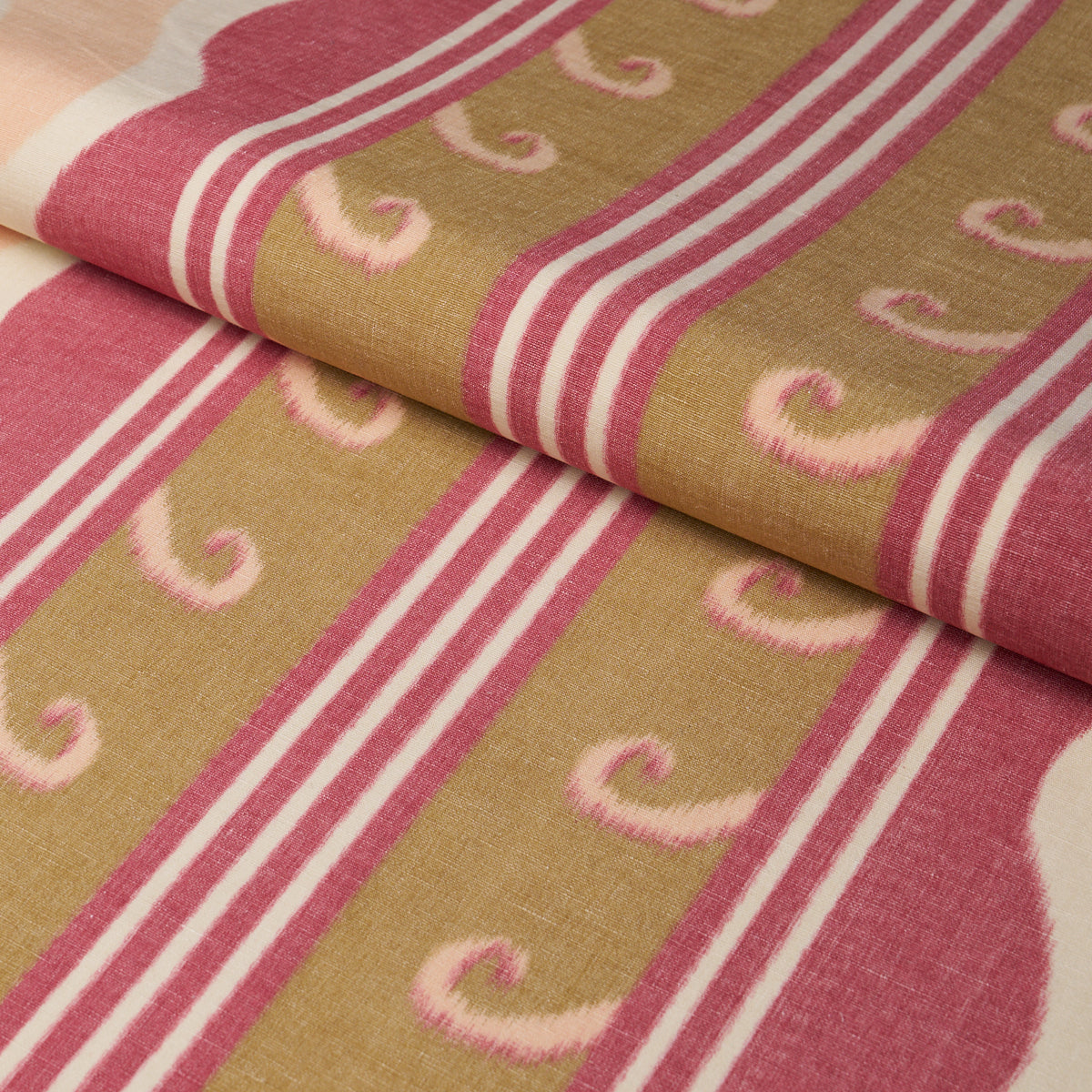 Roman Reverie - Gold & Rose - Schumacher 182631 Fabric - Schumacher Fabric
