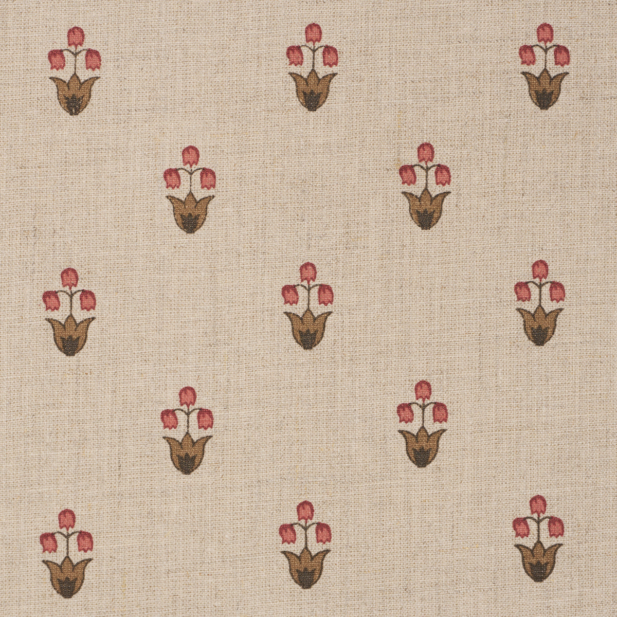 Moira Hand Print - Spice - Schumacher 182721 Fabric - Schumacher Fabric