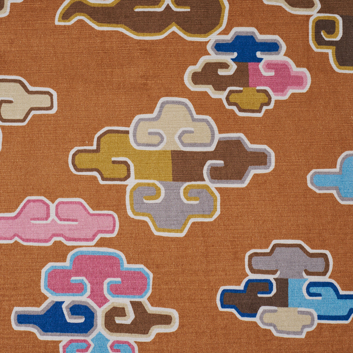In Dreams Velvet - Persimmon - Schumacher 182800 Fabric - Schumacher Fabric