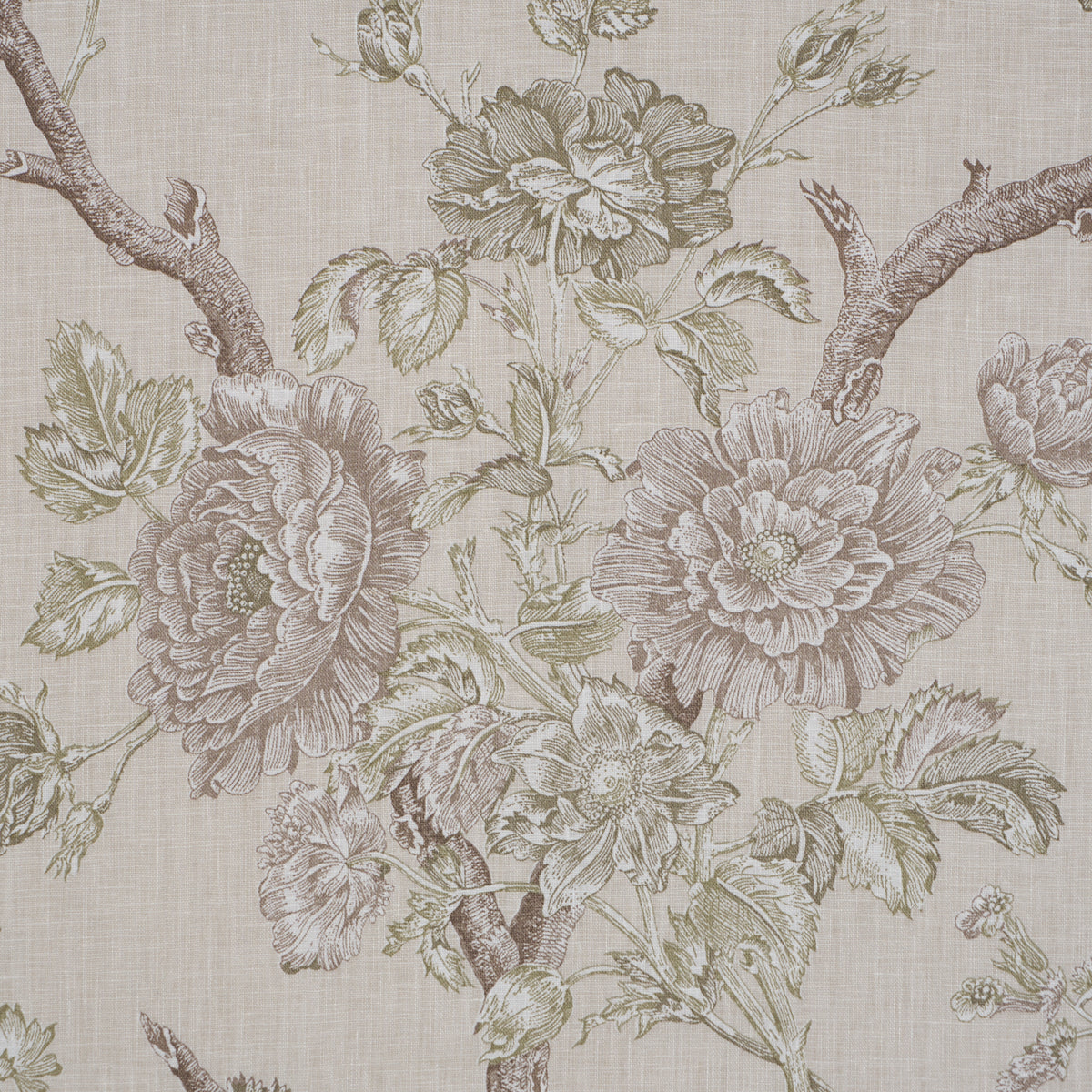 Inverness Garden - Ivory - Schumacher 182832 Fabric - Schumacher Fabric