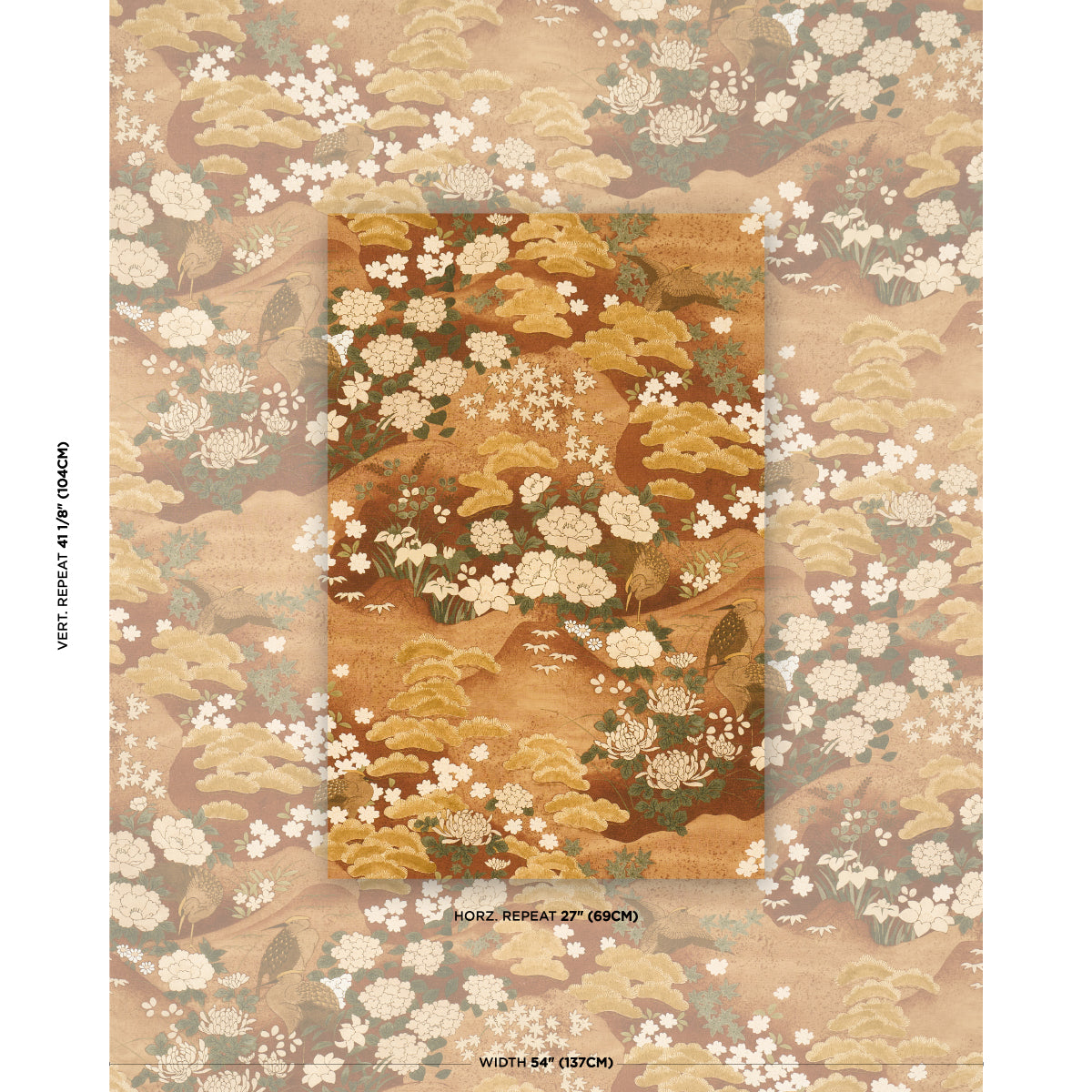 GOLDEN-HILLS-BURGUNDY-SCHUMACHER-182872 - Schumacher Fabric
