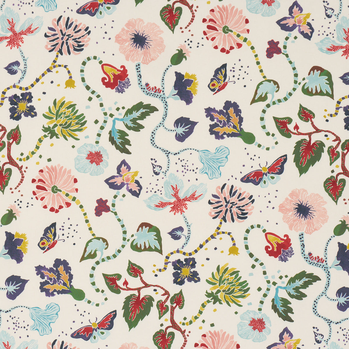 Gloriette - Multi - Schumacher 182880 Fabric - Schumacher Fabric