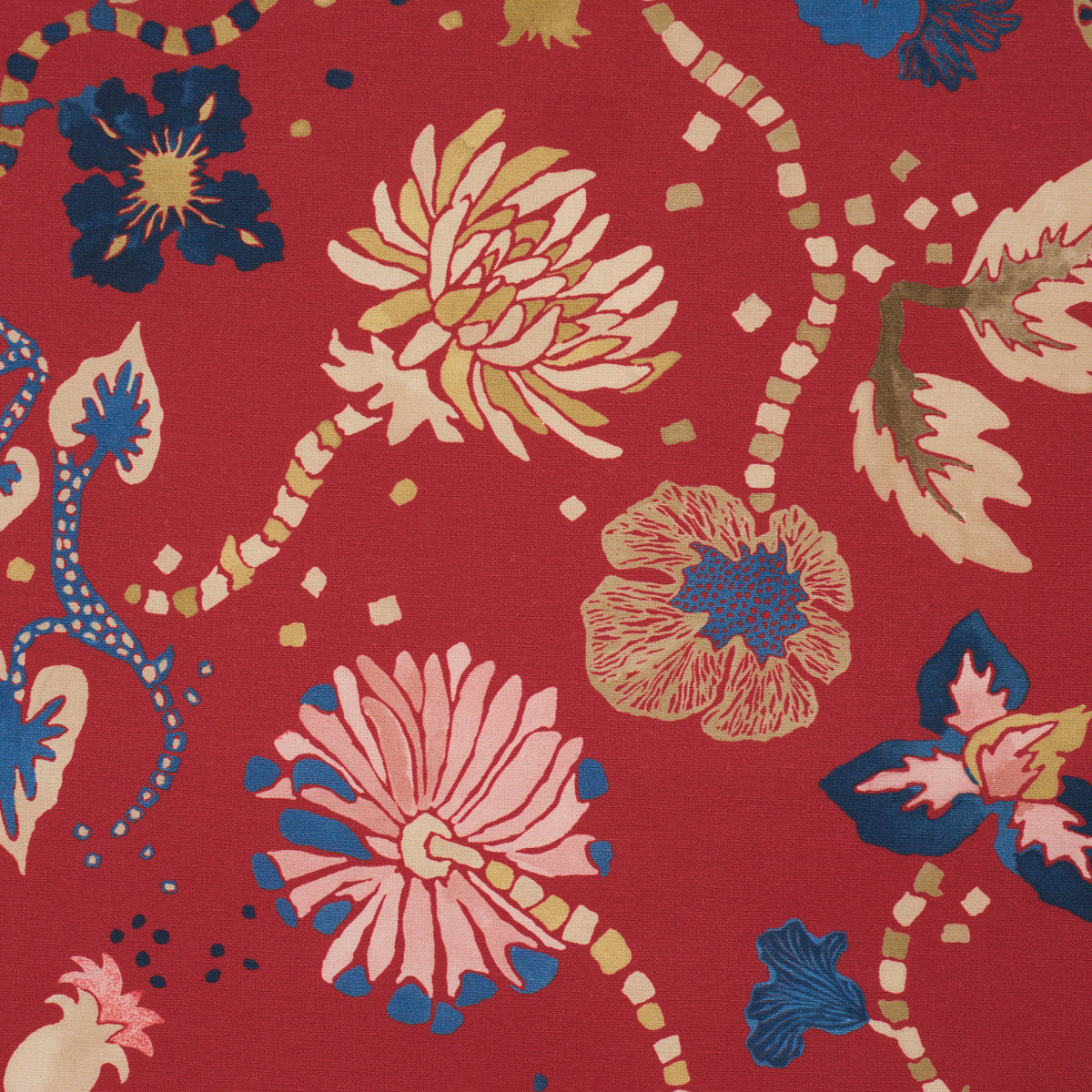 Gloriette - Red - Schumacher 182882 Fabric - Schumacher Fabric
