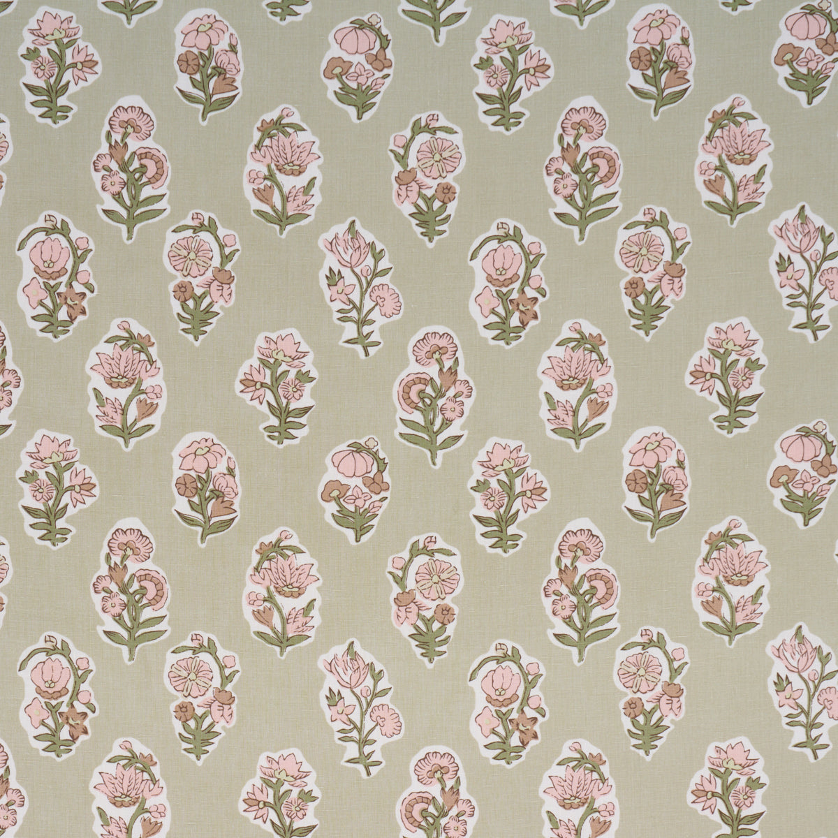 Anessa Hand-Screen Print - Petal - Schumacher 182891 Fabric - Schumacher Fabric