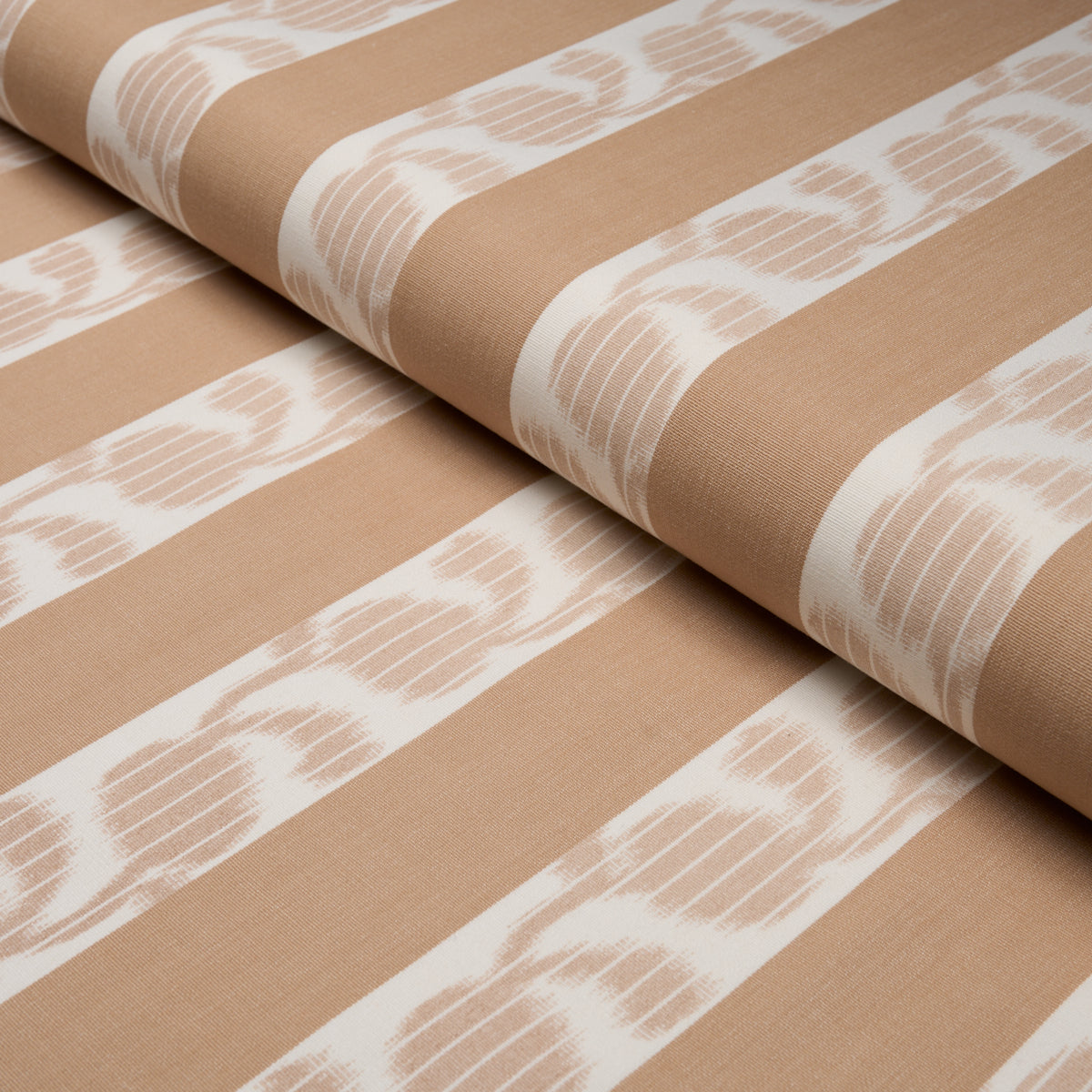 Priya Warp Print - Sand - Schumacher 182921 Fabric - Schumacher Fabric