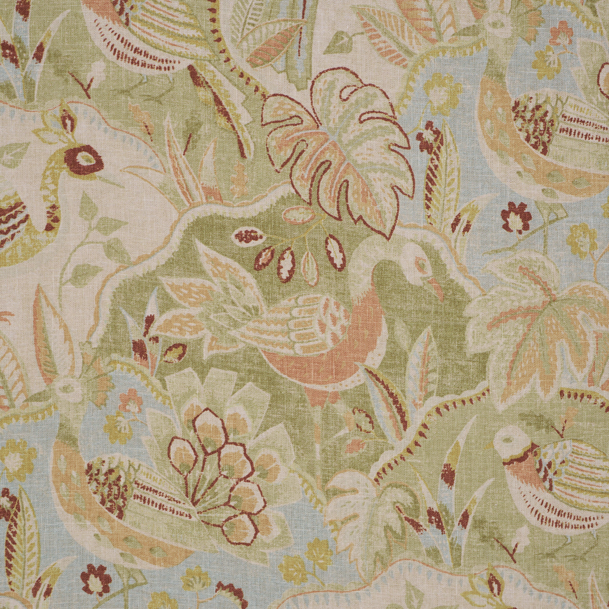 Soraya - Sage - Schumacher 182930 Fabric - Schumacher Fabric