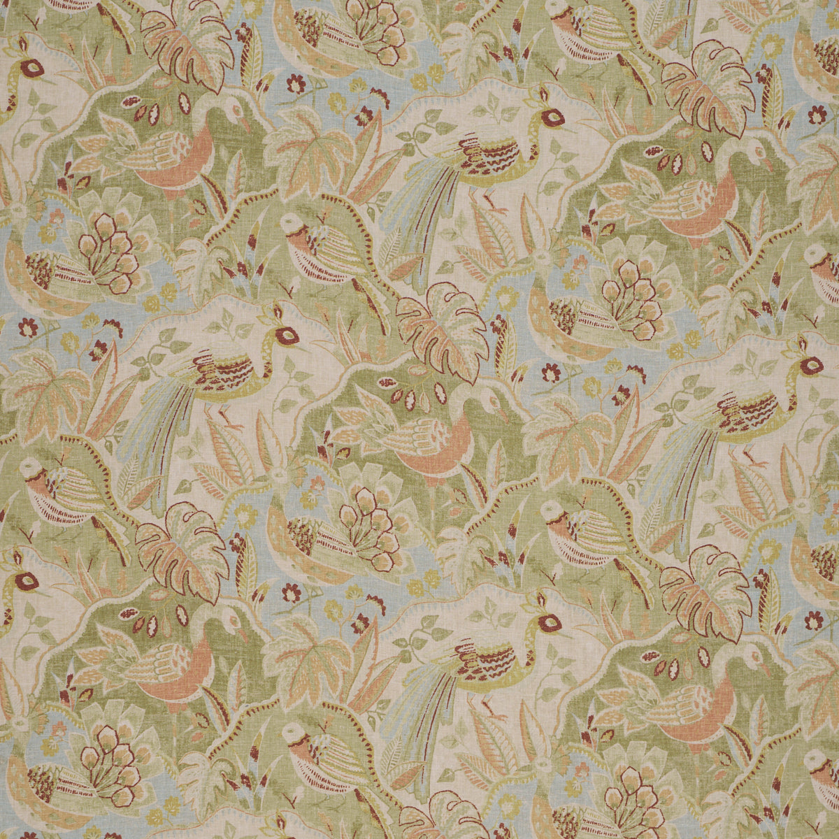 Soraya - Sage - Schumacher 182930 Fabric - Schumacher Fabric