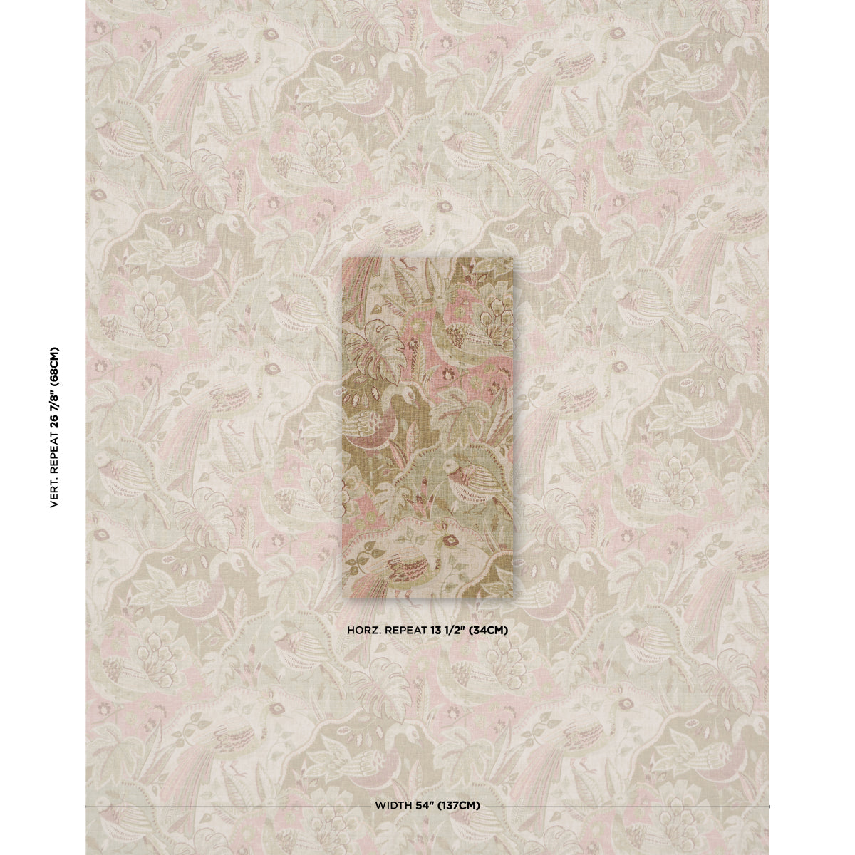 Soraya - Petal - Schumacher 182931 Fabric - Schumacher Fabric