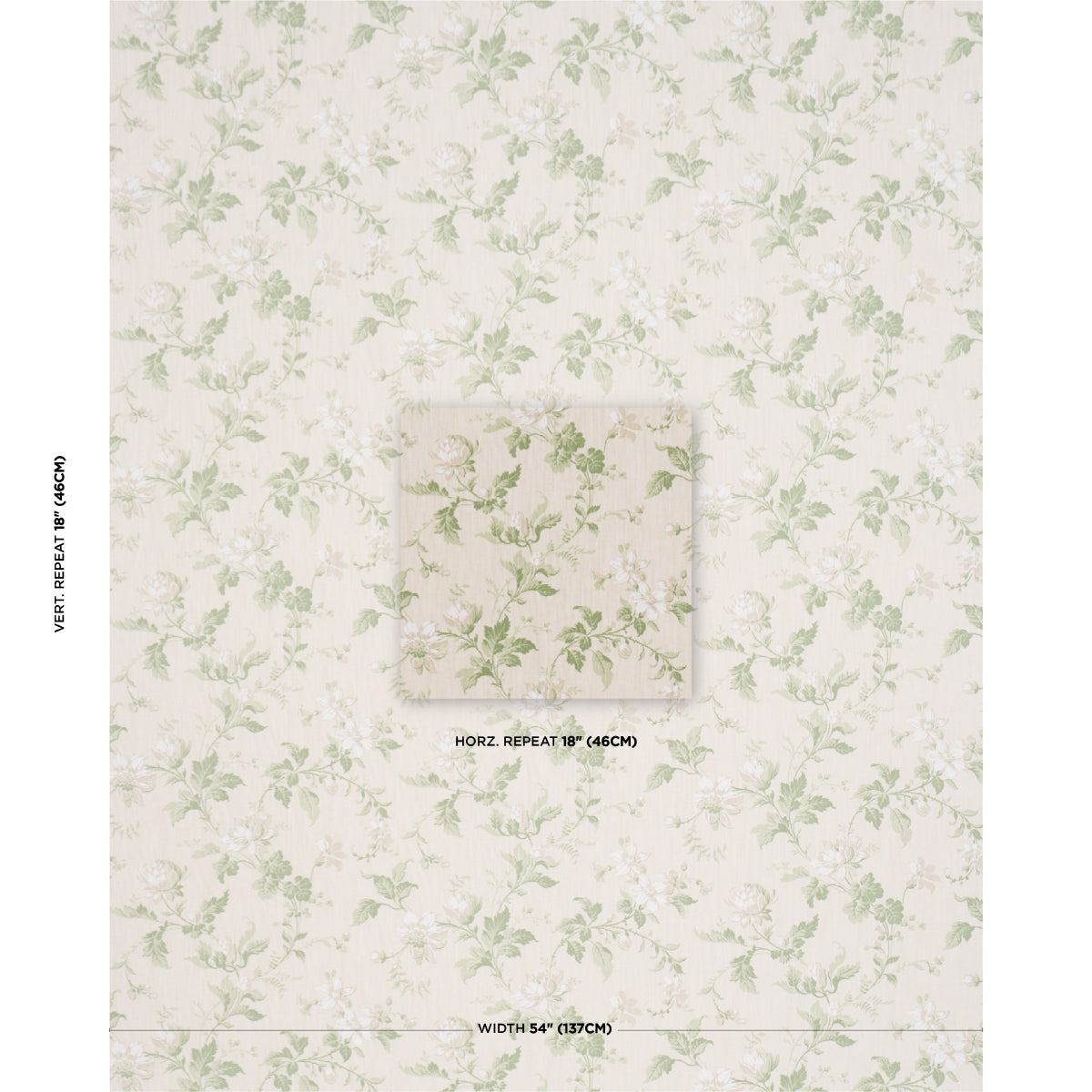 BLOMSLINGA-LEAF-SCHUMACHER-182940 - Schumacher Fabric