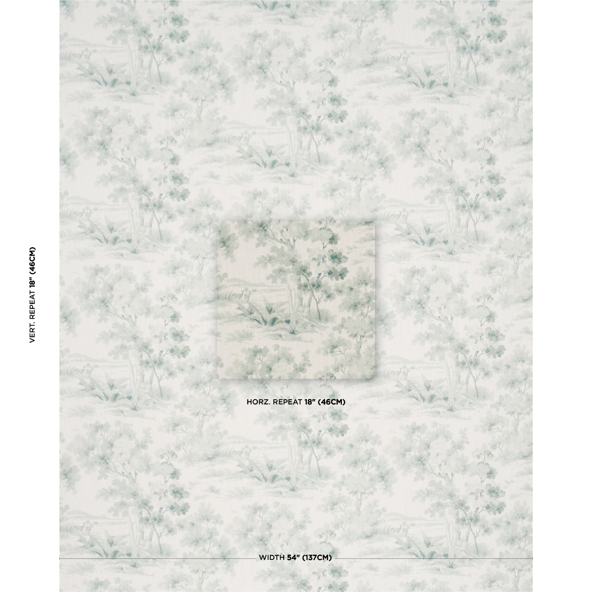 COUNTRYSIDE-MORNING-GREEN-SCHUMACHER-182960 - Schumacher Fabric