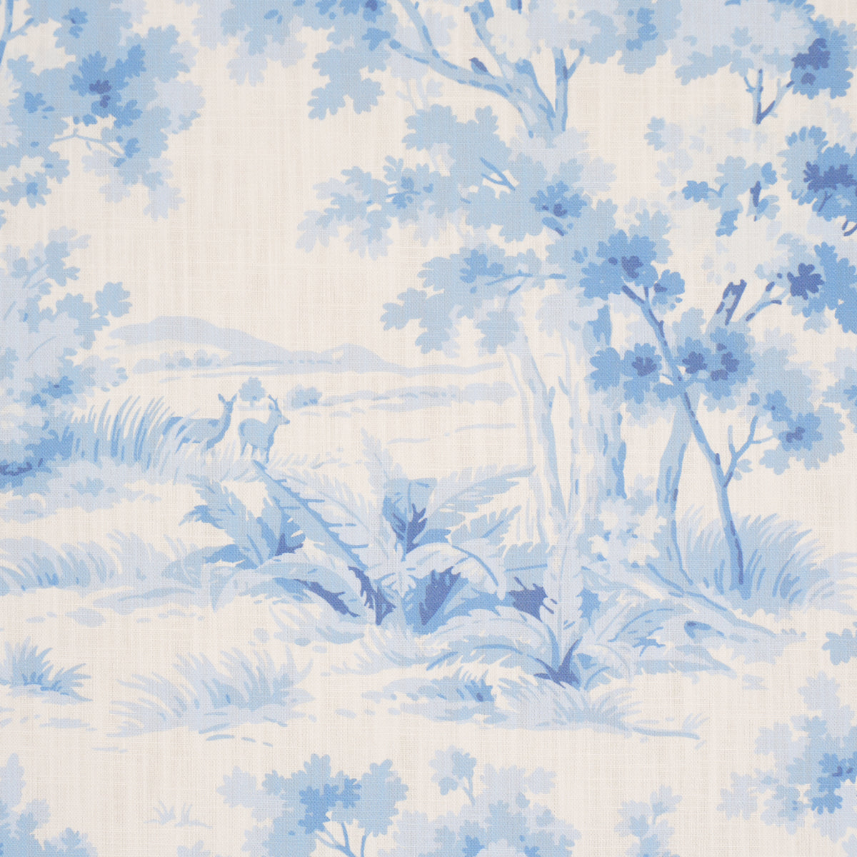 COUNTRYSIDE-MORNING-BLUE-AND-WHITE-SCHUMACHER-182962 - Schumacher Fabric