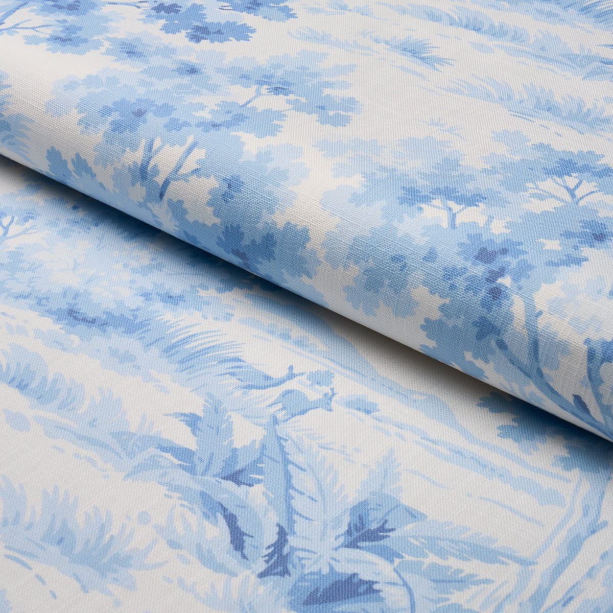 COUNTRYSIDE-MORNING-BLUE-AND-WHITE-SCHUMACHER-182962 - Schumacher Fabric