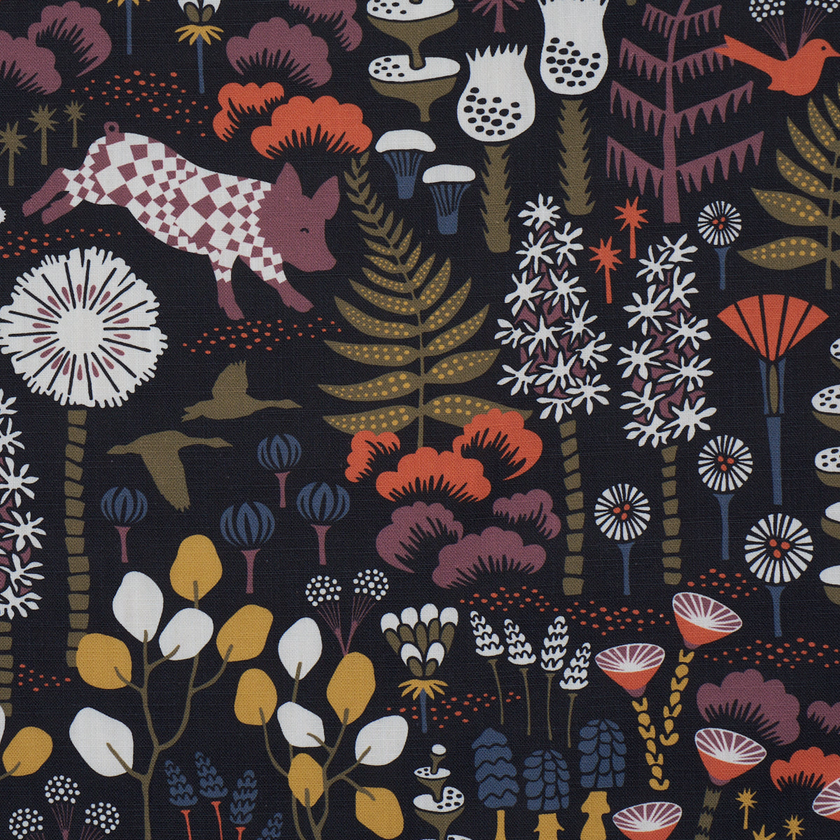 HOPPMOSSE-MIDNIGHT-SCHUMACHER-183000 - Schumacher Fabric