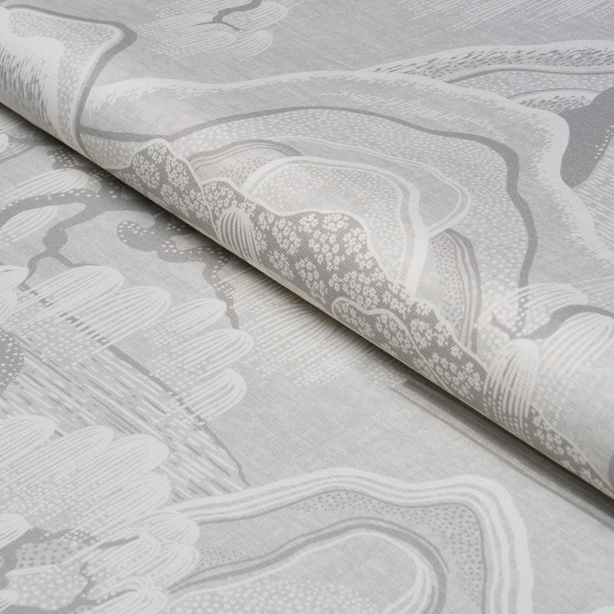INDIGO-GARDEN-GREY-SCHUMACHER-183011 - Schumacher Fabric